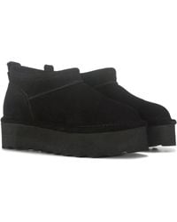 BEARPAW - Retro Super Shorty 3051W-011 Suede Snow Boots Rhs7351 - Lyst