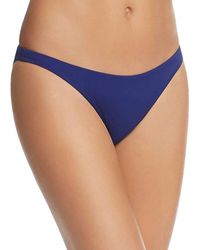 MILLY - Solid St. Lucia Bikini Bottom - Lyst
