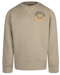 Converse - Boys Sweatshirt Nomad Khaki Cotton Crew Neck Long Sleeve Red49 - Lyst