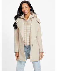 Guess Factory - Kate Wool-blend Coat - Lyst