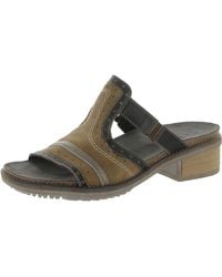 Naot - Nifty Leather Slip On Slide Sandals - Lyst