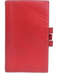 Hermès - Agenda Cover Leather Wallet (pre-owned) - Lyst