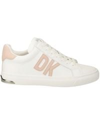 DKNY - Abeni Court Lace Up Sneaker - Lyst