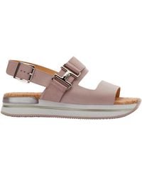 Hogan - Leather Sandals - Lyst