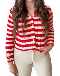Dex - Long Sleeve Knit Cardigan - Lyst
