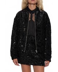 IRO - Omber Zipped Bomber Jacket - Lyst
