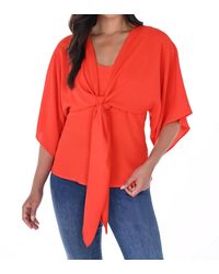 FRANK LYMAN - Draped Open Front Cardigan - Lyst