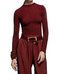 Silvia Tcherassi - Jari Long Sleeve Top - Lyst