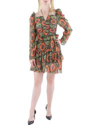 Beulah London - Smocked Short Mini Dress - Lyst