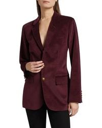 FRAME - Everyday Velvet Blazer - Lyst