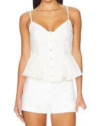 Astr - Emmy V-Neck Top - Lyst