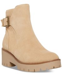 Aqua College - Desiree Faux Leather Outdoor Booties - Lyst