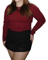 TCEC - Brooklyn Sequin Mini Skort - Lyst