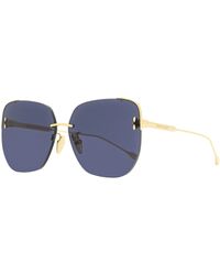 Isabel Marant - Square Sunglasses Im0082s 000ir Gold 65mm - Lyst