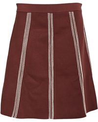 Sandro - Sandro A-Line Striped Mini Skirt - Lyst