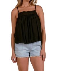 Elan - Luna Square Neck Tank Top - Lyst