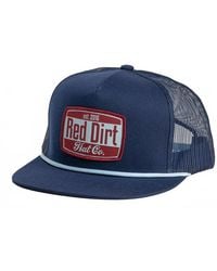 Red Dirt Hat Co. - Howdy Patch 5 Panel Flat Trucker Rope Cap - Lyst