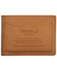 Shinola - Usa Heritage Leather Pocket Bifold Wallet - Lyst