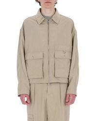 Maison Kitsuné - Camouflage Light Cotton Canvas Jacket - Lyst