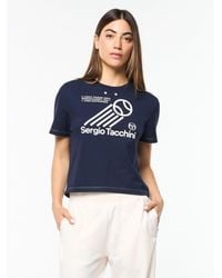 Sergio Tacchini - Nera Boxy Tee - Lyst