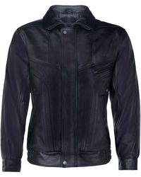 Infinity Leather - Nappa Bluson Tailored Bomber Jacket - Lyst