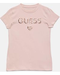 Guess - Eco Stella Logo Tee (7-14) - Lyst