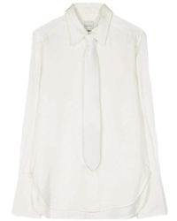 Paul Smith - Long Sleeve Shirt With Removable Tie - Lyst