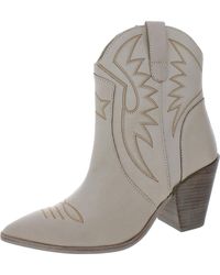 Dolce Vita - Ginni Embroidered Pointed Toe Cowboy - Lyst
