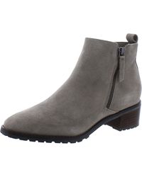 Blondo - Samara Suede Square Toe Ankle Boots - Lyst