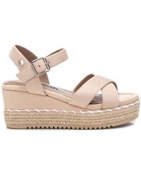 Xti - Suede Wedge Sandals By - Lyst