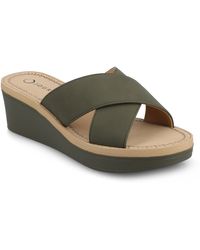 Journee Collection - Journee Biara Platform Wedge Sandals - Lyst