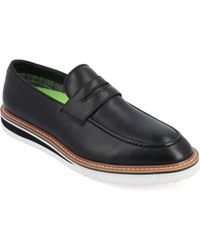 Vance Co. - Albert Faux Leather Pointed Toe Loafers - Lyst