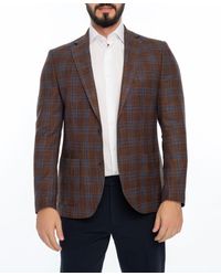 VELLAPAIS - Marion Regular Fit Plaid Sport Coat - Lyst