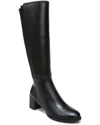 Naturalizer - Brent Leather Wide Calf Knee-high Boots - Lyst