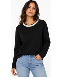 Drew - Aurora Jewel Long Sleeve Crew Sweater - Lyst