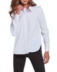 Lyssé - Connie Slim Button Down Blouse - Lyst