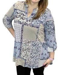 Honeyme - Plaid Gabby Tunic Top - Lyst
