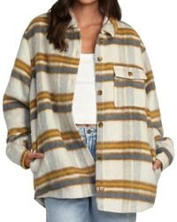 RVCA - Birdie Shacket - Lyst