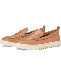 Vionic - Uptown Penny Loafers Leather Moc Toe Slip On Shoes Gal2055 - Lyst