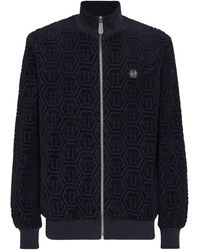 Philipp Plein - Jacquard Tracksuit Jacket Monogram - Lyst