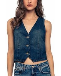 Urban Daizy - The Wanderer Denim Vest - Lyst