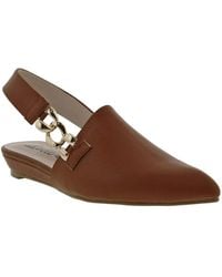 Bellini - Fret Flat Pointed Toe Adjustable Strap Slingback Zap1730 - Lyst