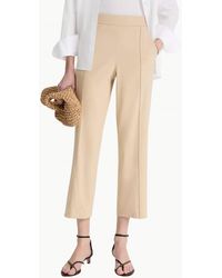 Vince - Mid-Rise Tapered Pull-On Pants - Lyst