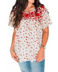 Layerz Clothing - Jane Patterned Top - Lyst