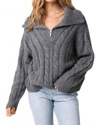 Olivaceous - Sienna Zip Sweatshirt - Lyst