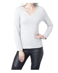 Angel - Hooded V-Neck Top - Lyst