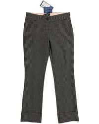 Piazza Sempione - Scarlett Straight Leg Ankle Crop Pant - Lyst