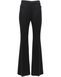 Tom Ford - Flared Pants With Central Pleat - Lyst