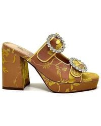 Exe' - Luna Block Heel Sandal - Lyst