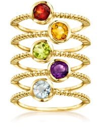 Ross-Simons - 1.60-Gemstone Jewelry Set: 5 Rings - Lyst
